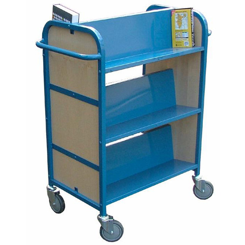 Double Sided Alu & Wood Trolley
