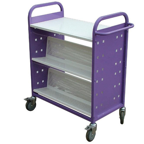 Double sided Flat Top Shelf Trolley