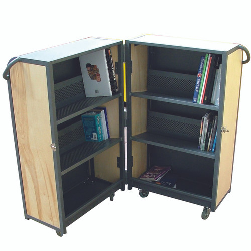 Lock in Book Trolley