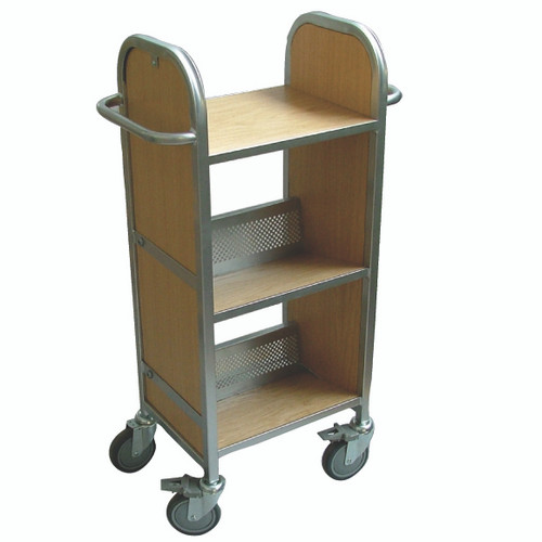 Single sided desk-side trolley
