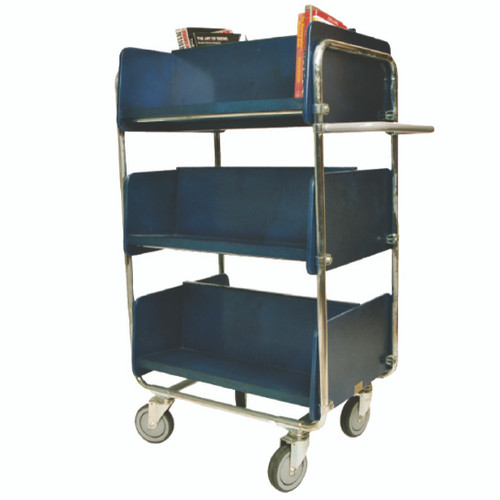 Wood and steel trolley
