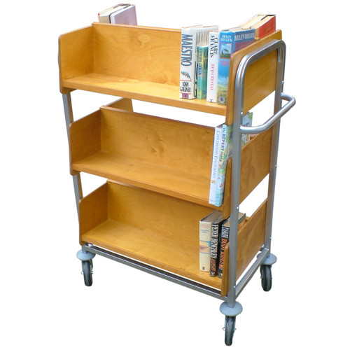 Wood and steel trolley