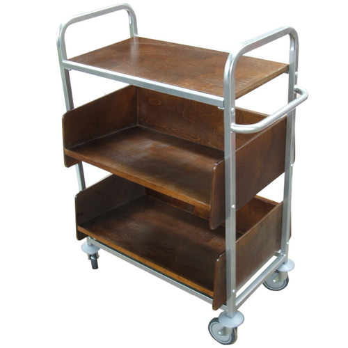 Wood and steel trolley
