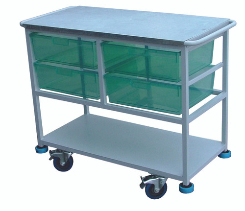 Aluminium Cleaning Trolley