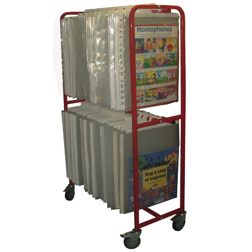 Double tier big book storage
