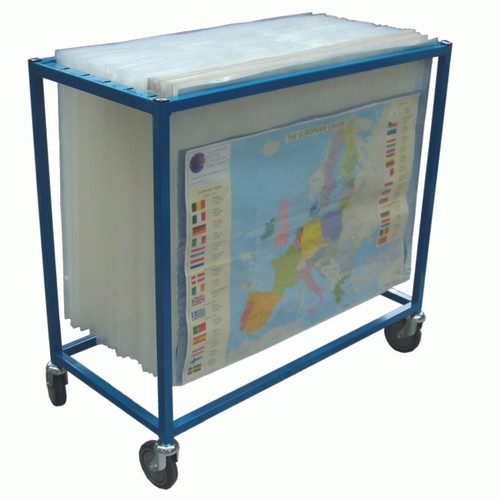 Map/plan storage Trolley