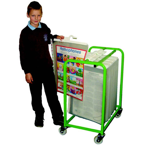 Single tier big book storage