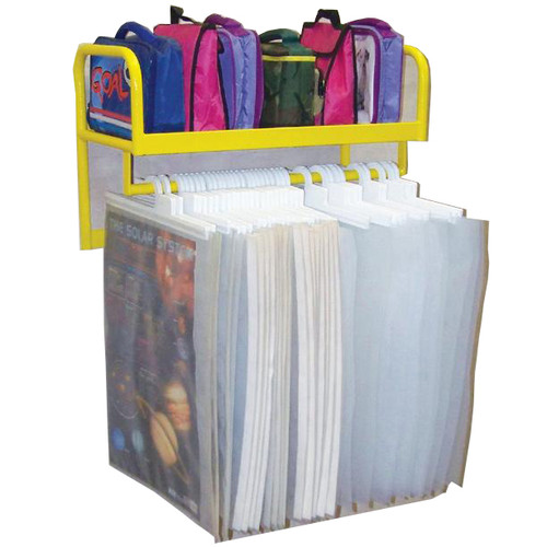 Wall Mounted Large Book Hanging Rack (5HBB)