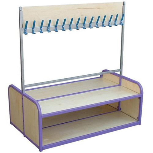 Double Sided Cloakroom Bench
