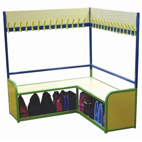 Modular Cloakroom Corner Bench
