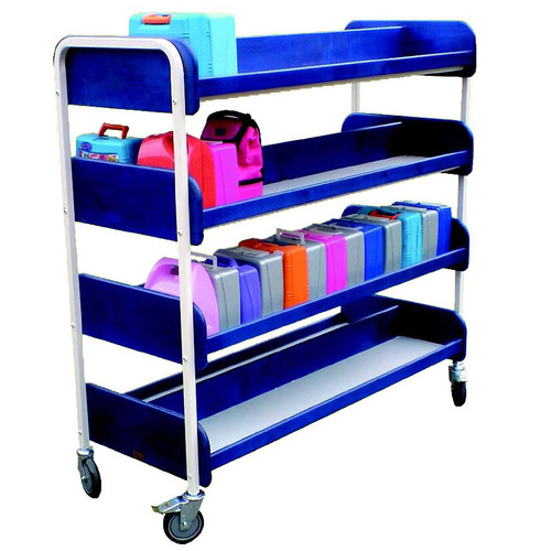 Large double lunchbox trolley
