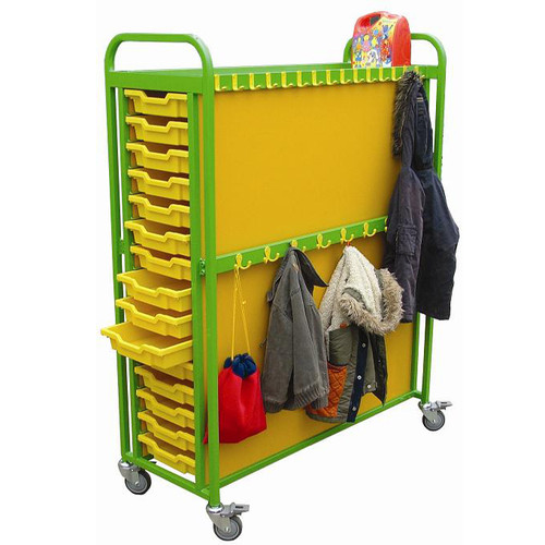 Cloakroom Trolley with Large Capacity Storage