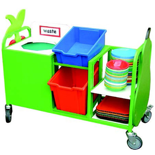 Mini Waste Trolley With Pull Out Shelf (9SDJTN)