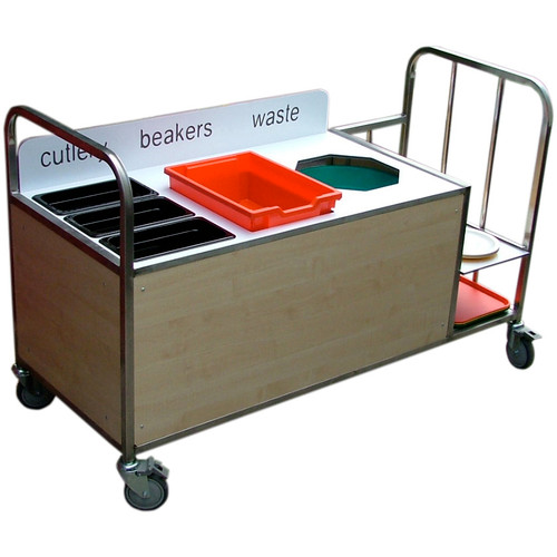 Stainless Steel Clearing Trolley (3SSCT2)