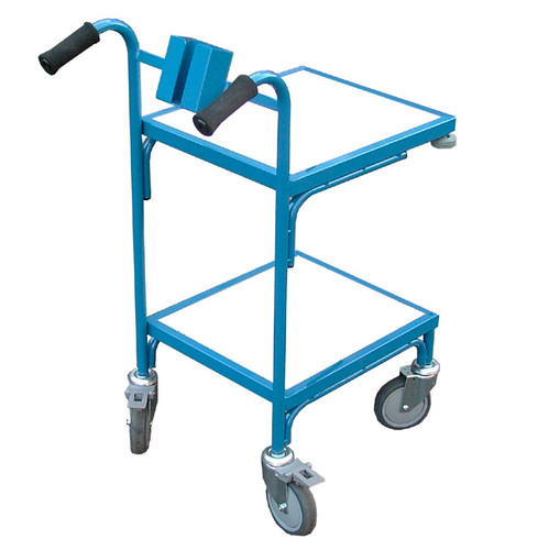 2 flat shelf trolley