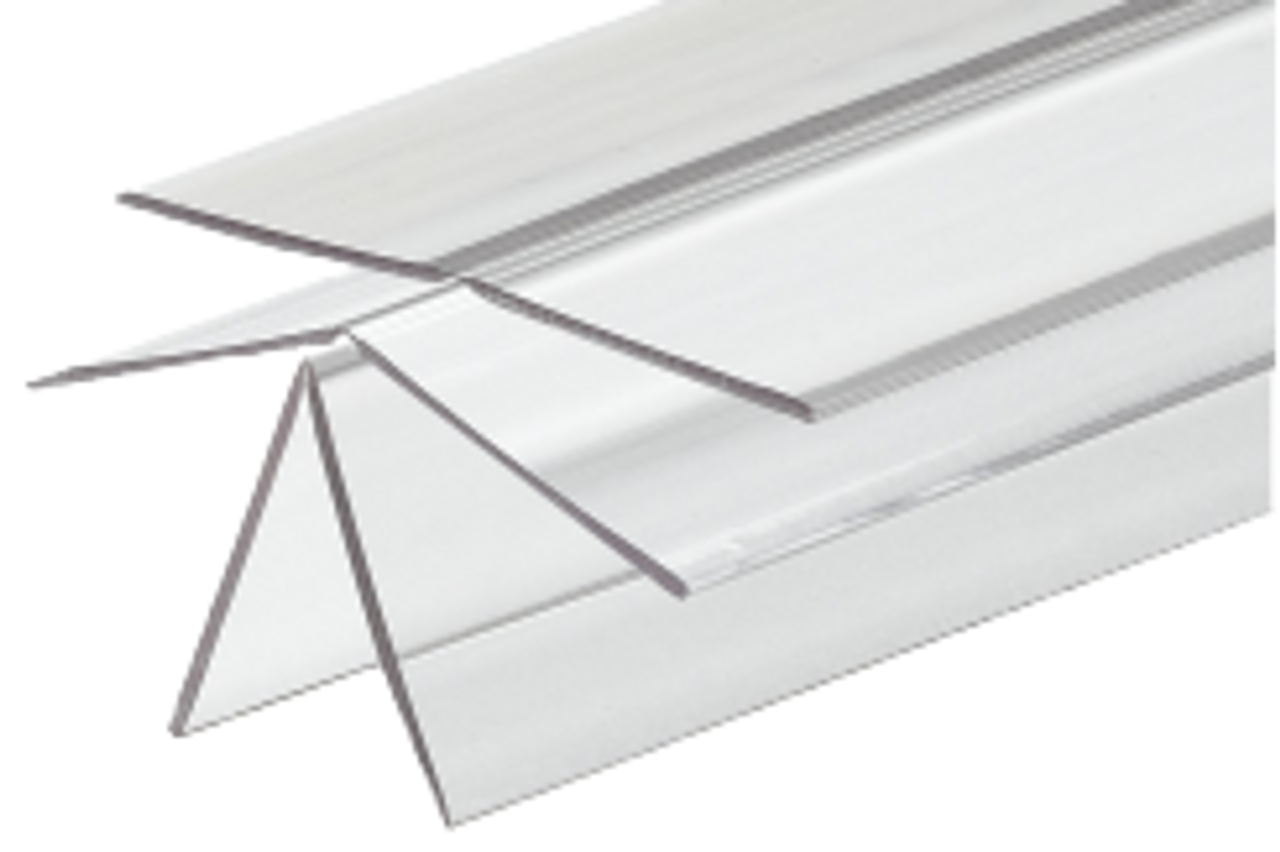 48in x 3in, 90 Degree, Clear Corner Guard Self Stick Tape Adjustable Angle
