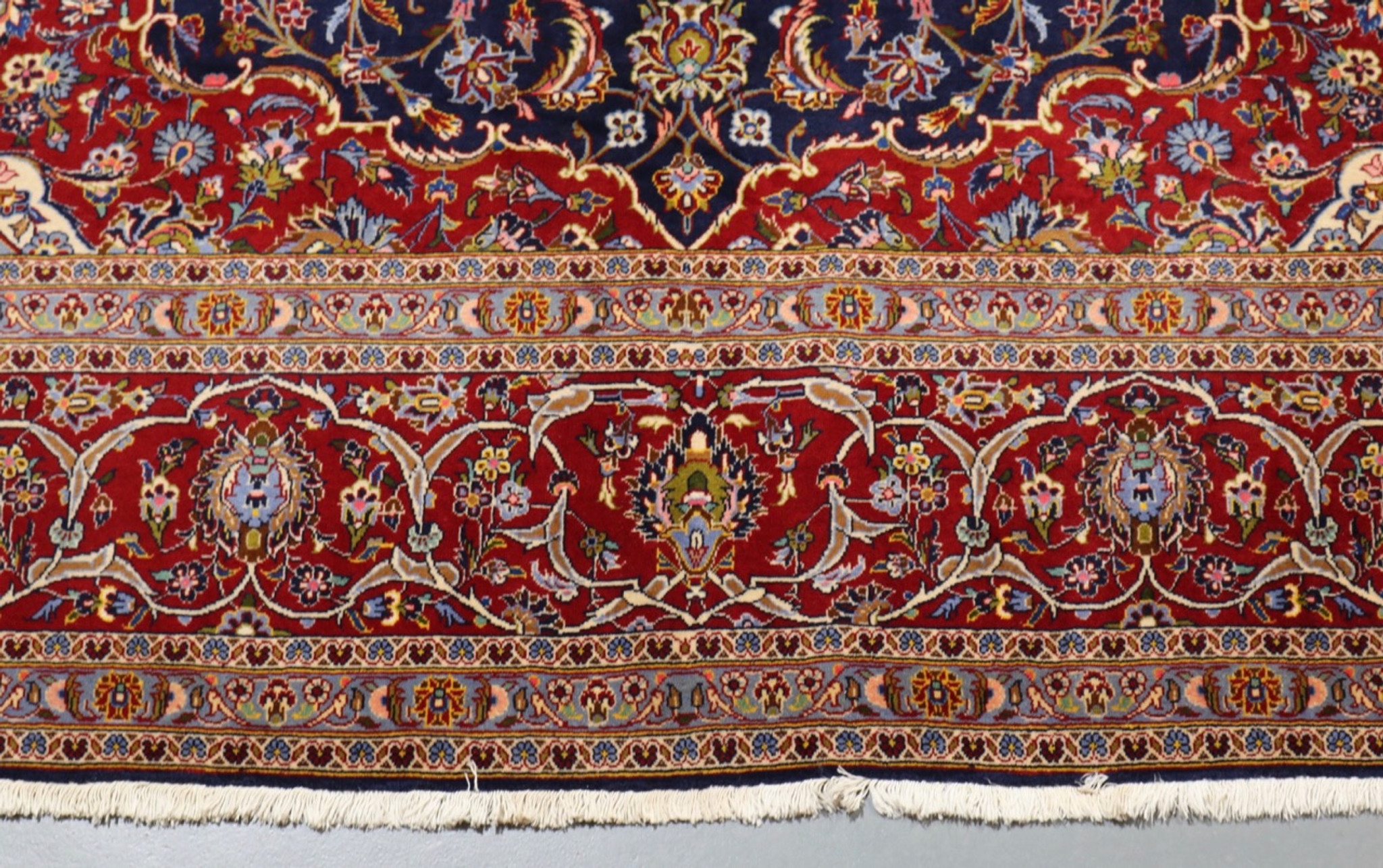 Kashan Vintage Persian Rug (Ref 182) 417x297cm - Persian Rug Co.