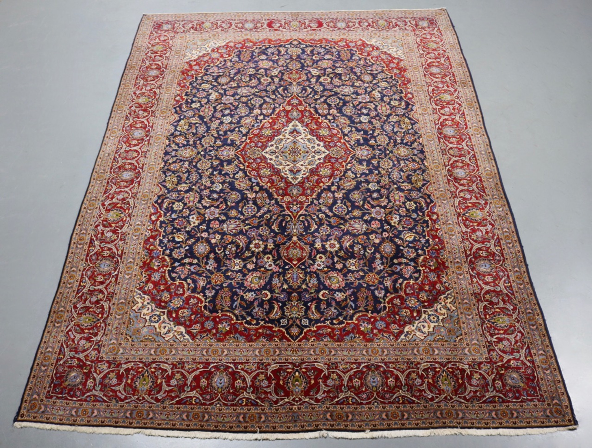 Kashan Vintage Persian Rug (Ref 182) 417x297cm - Persian Rug Co.