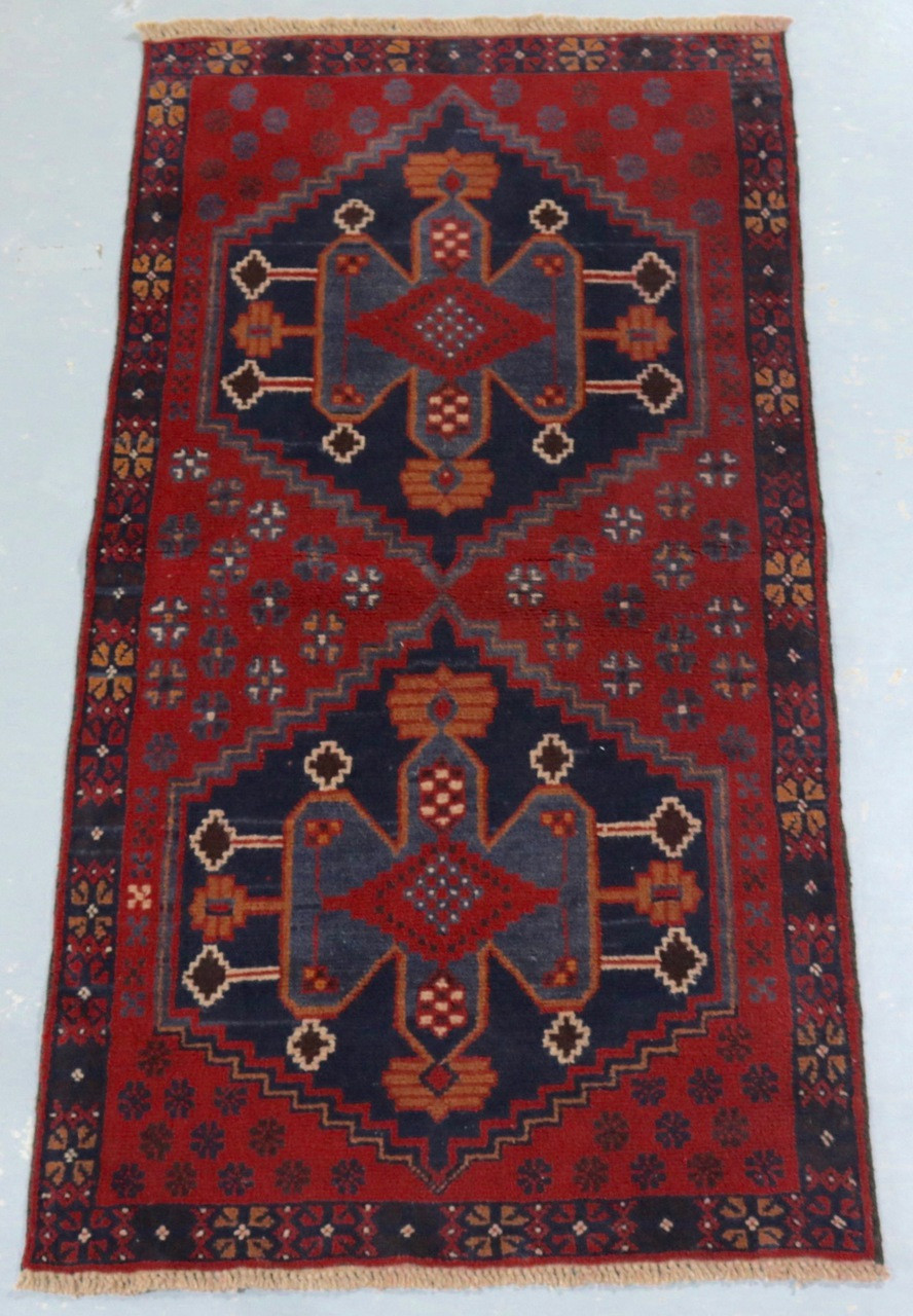 Baluchi Tribal Rug (Ref 1614) 196x99cm Persian Rug Co.