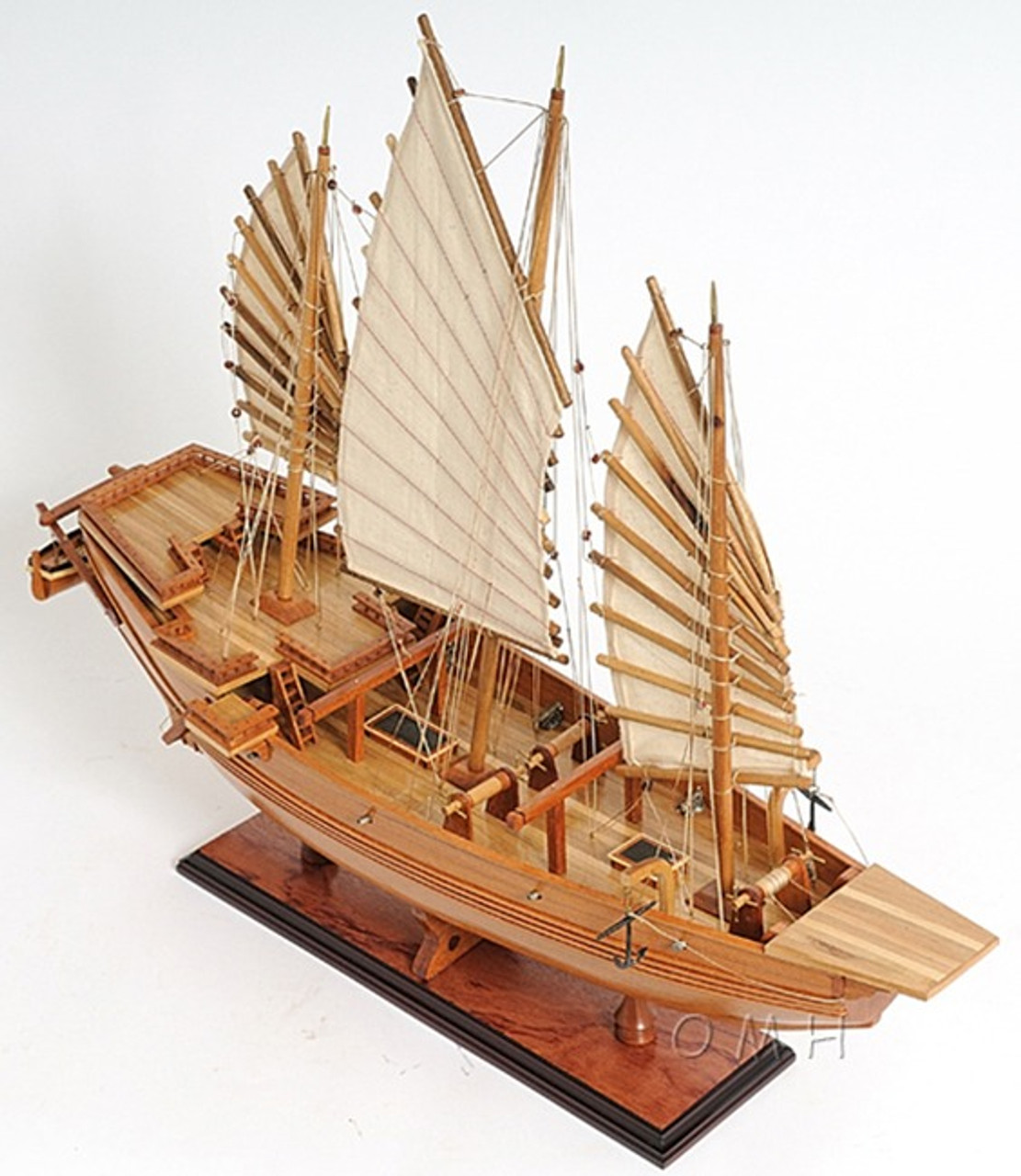 Chinese Junk Wooden Pirate Model Ship Sailboat 27" Boat ...