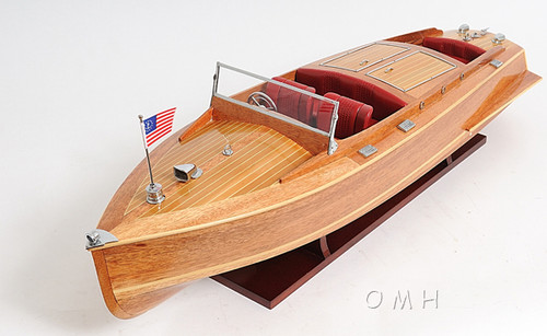 Chris Craft Runabout Wooden Model Power Speed Boat 32" - CaptJimsCargo