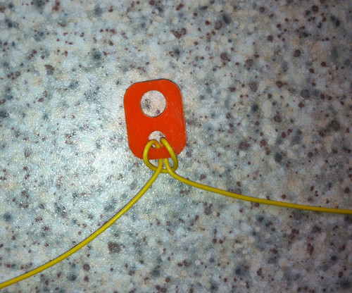 Threads onto a wire easily