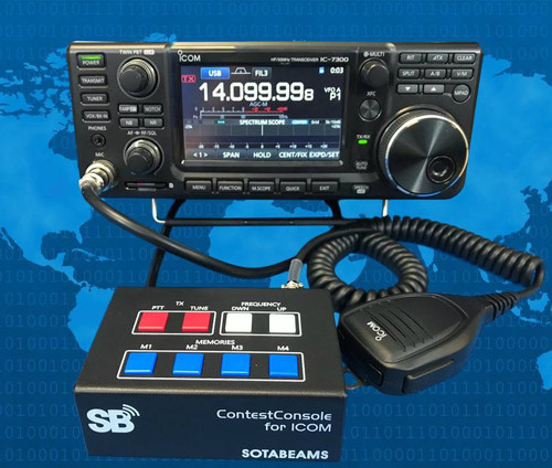 ContestConsole ICOM accessory control unit (radio and microphone not included) ContestConsole ICOM accessory control unit (radio and microphone not included)
