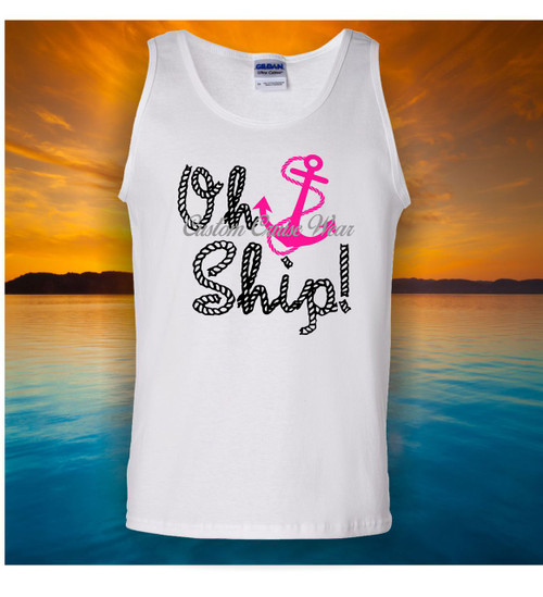 Download Oh Ship with Anchor Shirt - Custom Cruise Wear