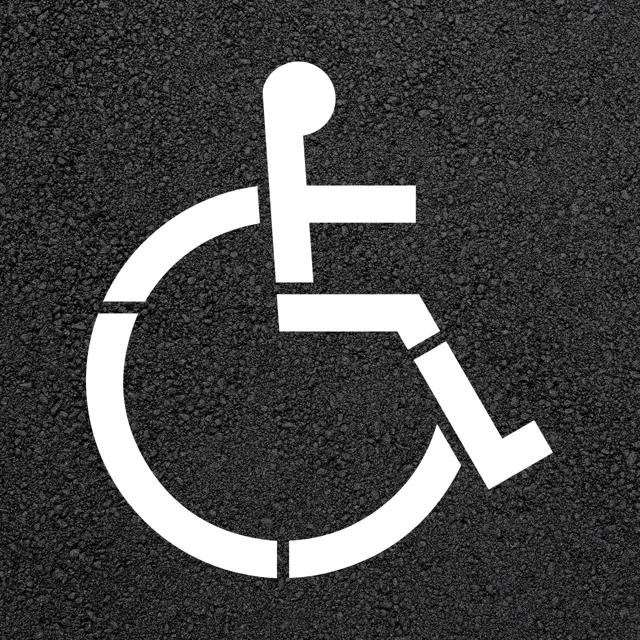 walmart handicap parking lot stencil stop painting letter stencils walmart