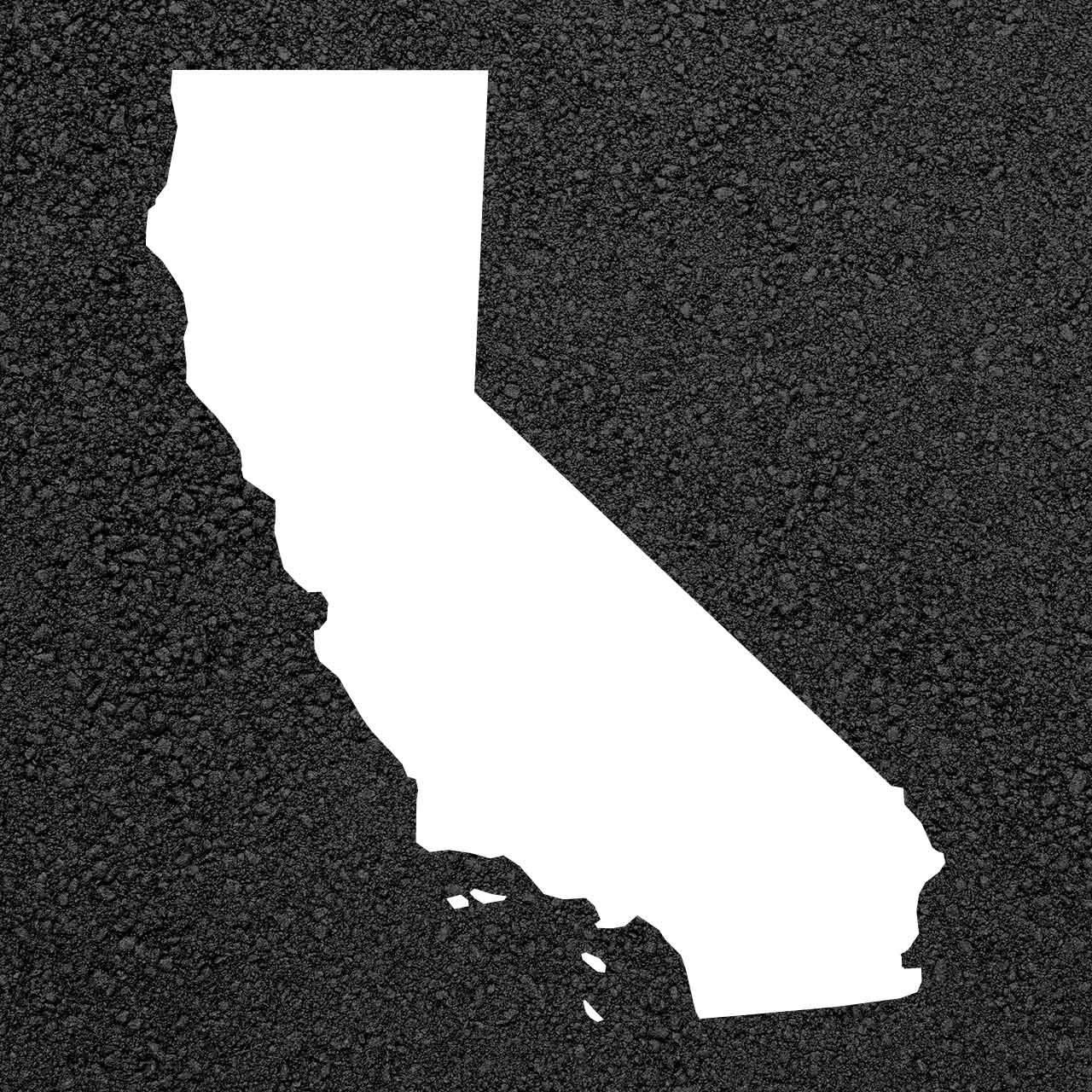 California State Map Stencil California State Map Stencil