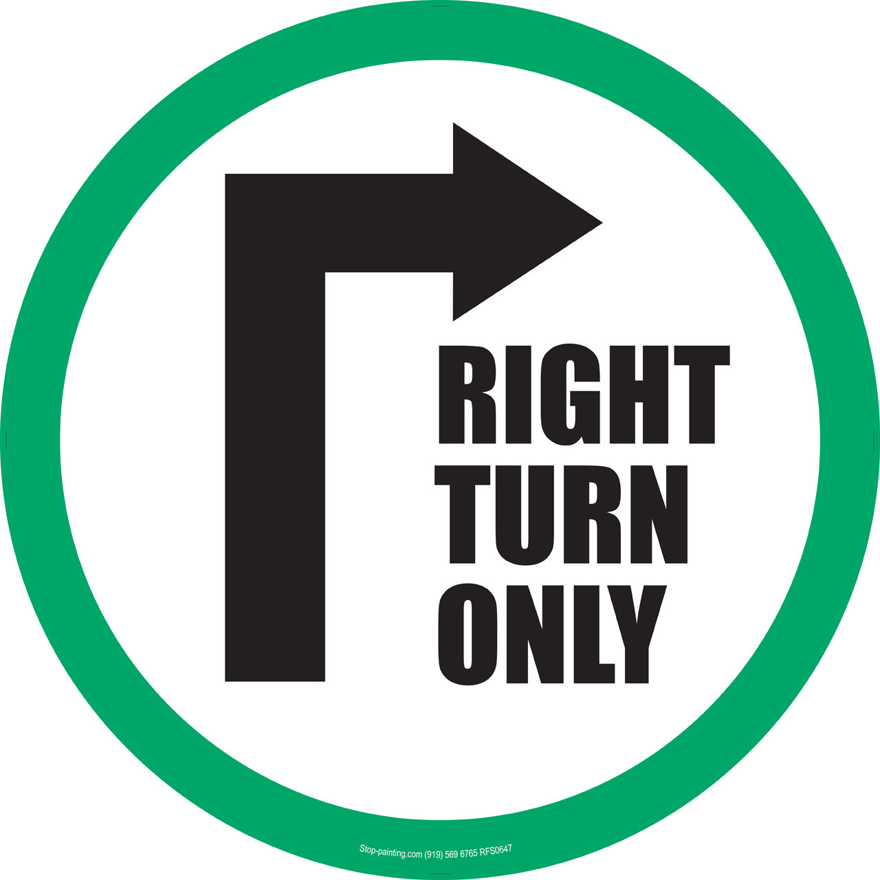 right-turn-only-floor-sign-17-5-stop-painting