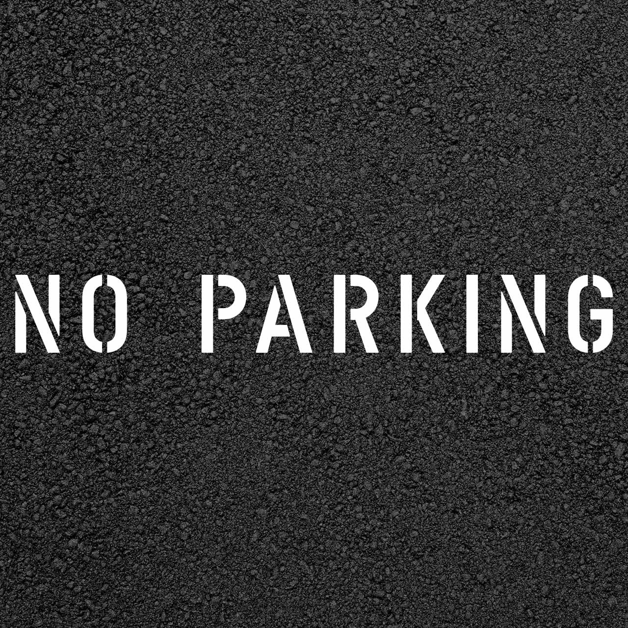 Printable No Parking Stencil Printable No Parking Stencil