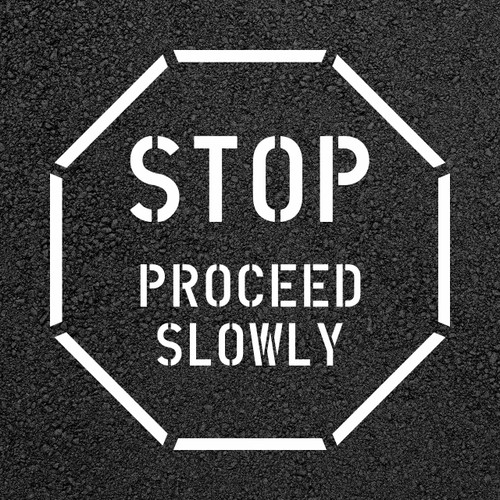 Stop Sign Stencil