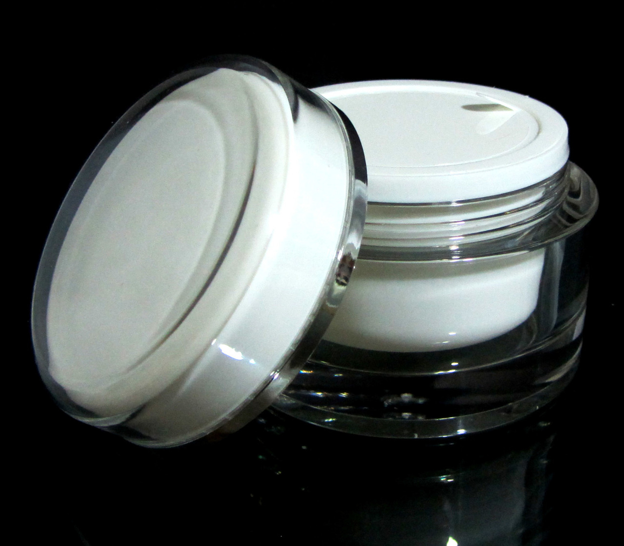 Download Acrylic Cosmetic Beauty Containers Cream Jars w/ Sealing ... Yellowimages Mockups