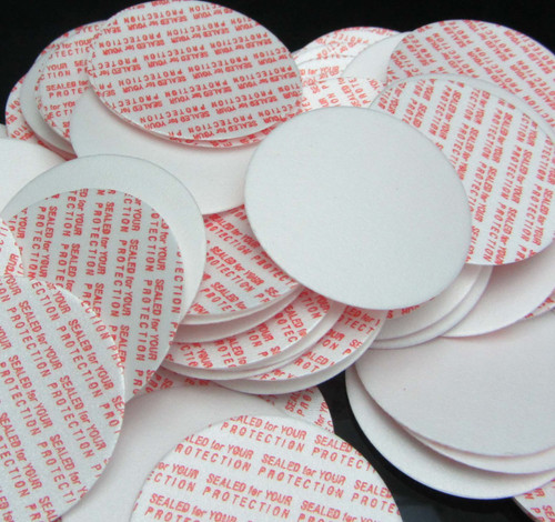 Press and Seal Foam Liners Tamper Proof Beauty Container Sealers - 48 mm (100)