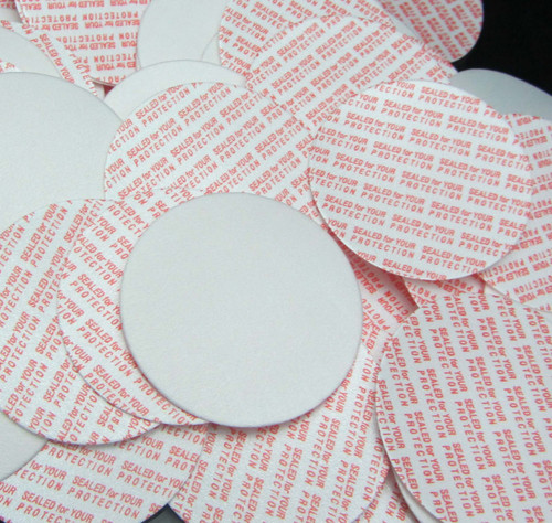Press and Seal Foam Liners Tamper Proof Beauty Container Sealers - 58 mm (100)