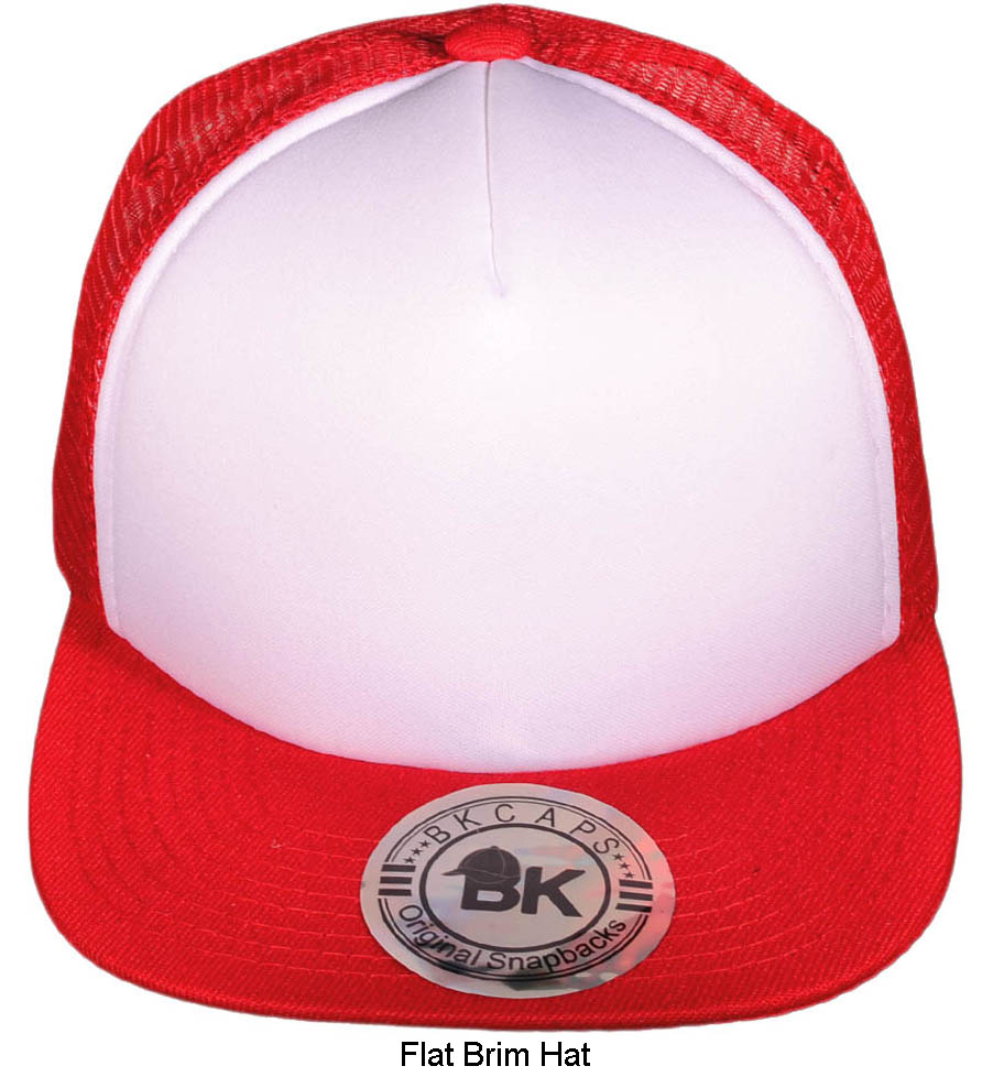 wholesale-foam-front-mesh-flat-bill-trucker-hats-bkc-2999-white-red-copy.jpg