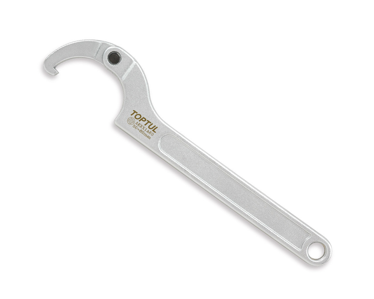 Toptul AEEX1AA8 Adjustable Hook Spanner 120180mm