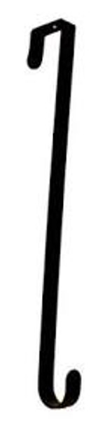 Premium steel wreath hanger fits any standard door or storm door. Shipping is free with wreath order.