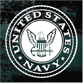 Navy Decal & Navy Window Sticker