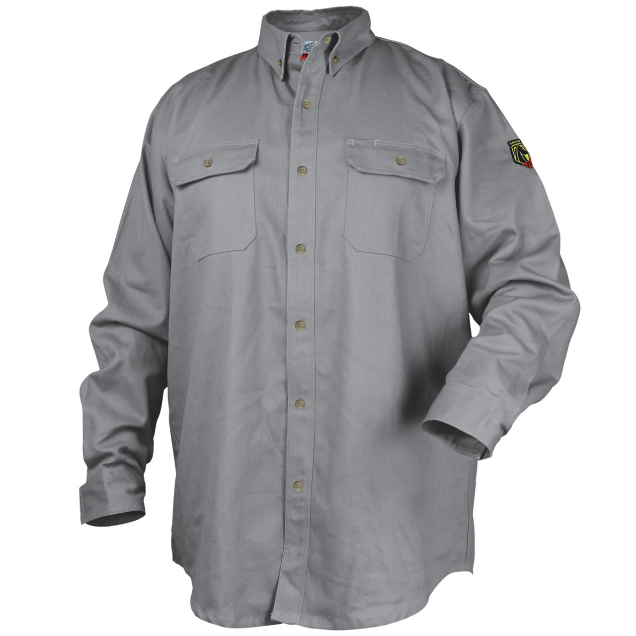 Fr Cotton Work Shirt Gray Fr Cotton Work Shirt Gray