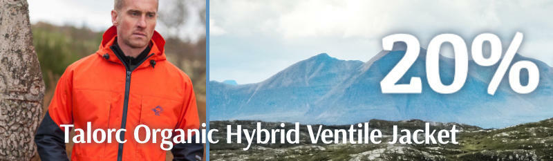 20 percent off - Talorc Organic Hybrid Ventile Jacket