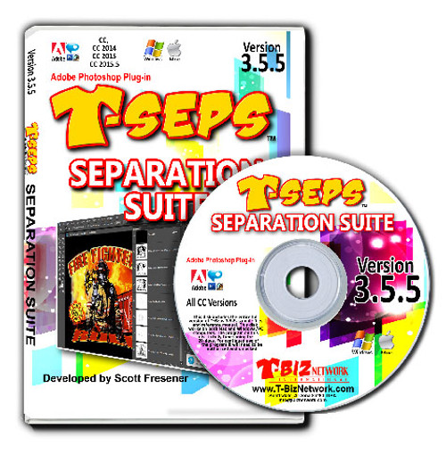T-Seps 3.5.5 Color Separation Software - Full Version for Photoshop CC Versions T-Seps 3.5.5 Color Separation Software - Full Version for Photoshop CC Versions