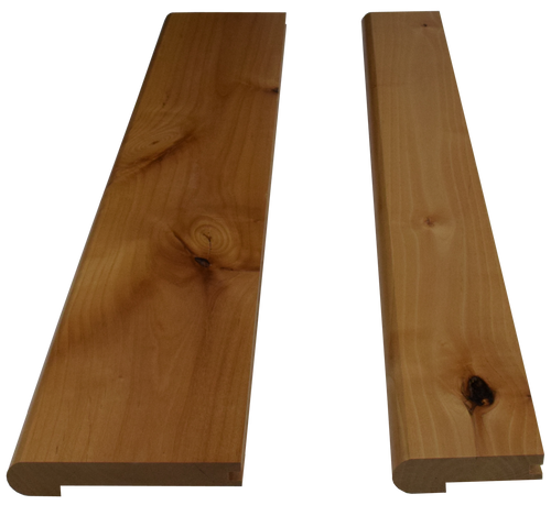 Knotty Alder Landing Tread