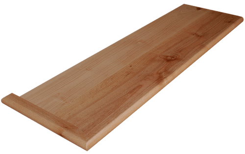Knotty Alder Stair Tread