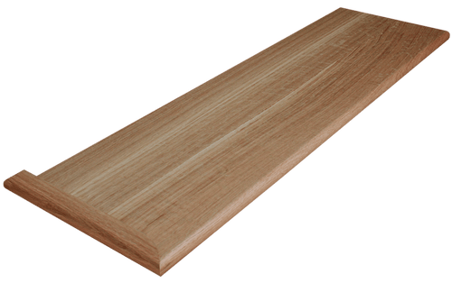 Quarter Sawn White Oak Stair Tread