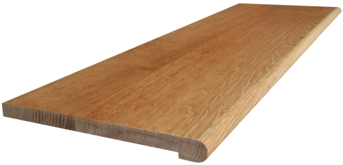 Quarter Sawn White Oak Stair Tread