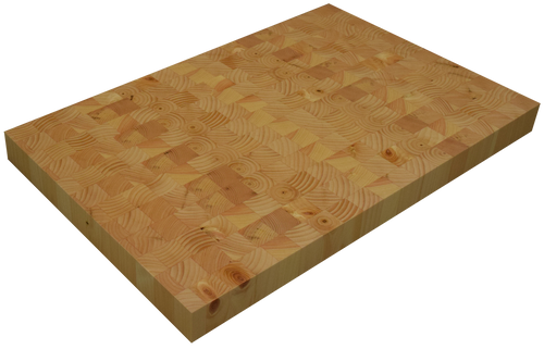 Knotty Pine End Grain Butcher Block Countertop