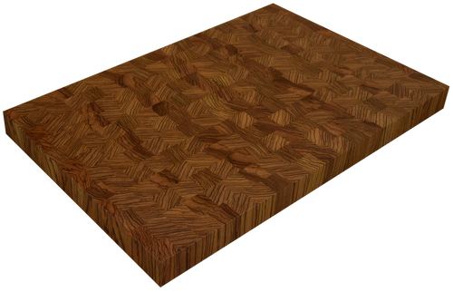 Zebrawood End Grain Butcher Block Countertop