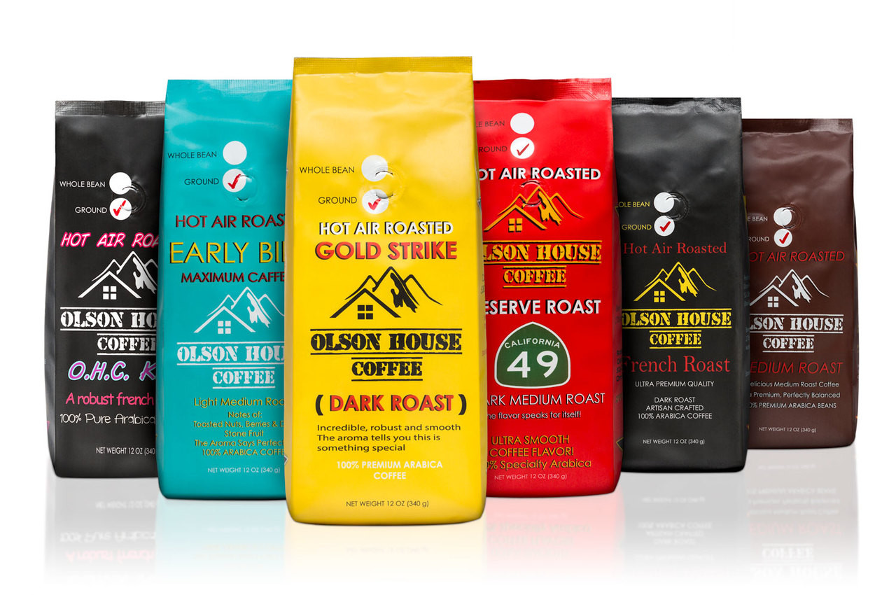 Free Ship 4 Pack Of Coffee Bean Types 12oz Bags Whole Free Ship 4 Pack Of Coffee Bean Types 12oz Bags Whole